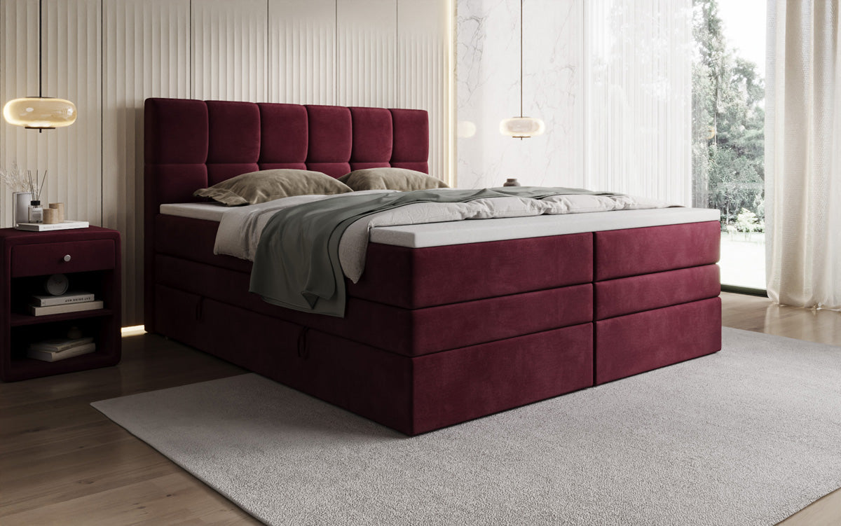 Boxspringbett Windsor mat Stauraum a Samett