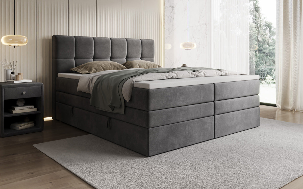 Boxspringbett Windsor mat Stauraum a Samett