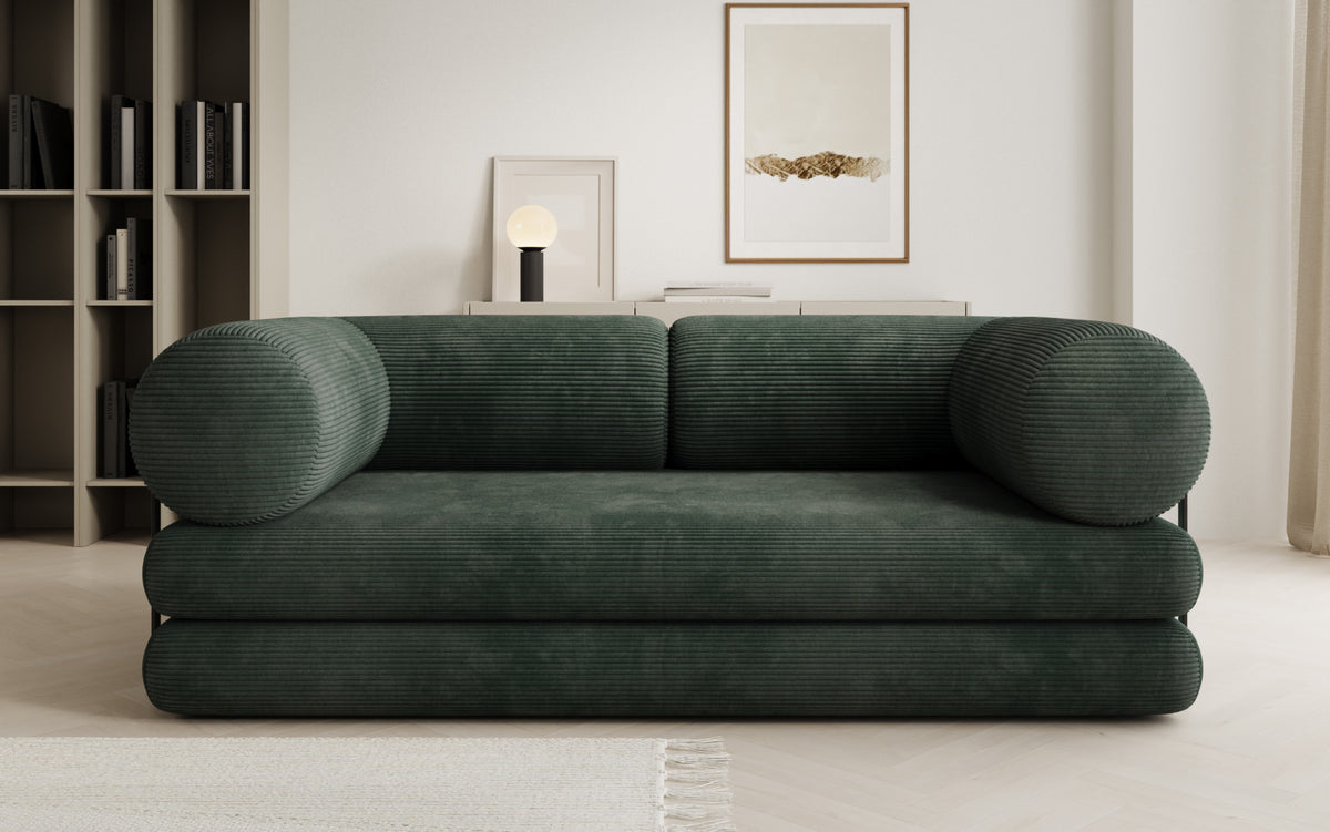 Designer-Sofa Lazy Tube 3-Sëtzer a Cord