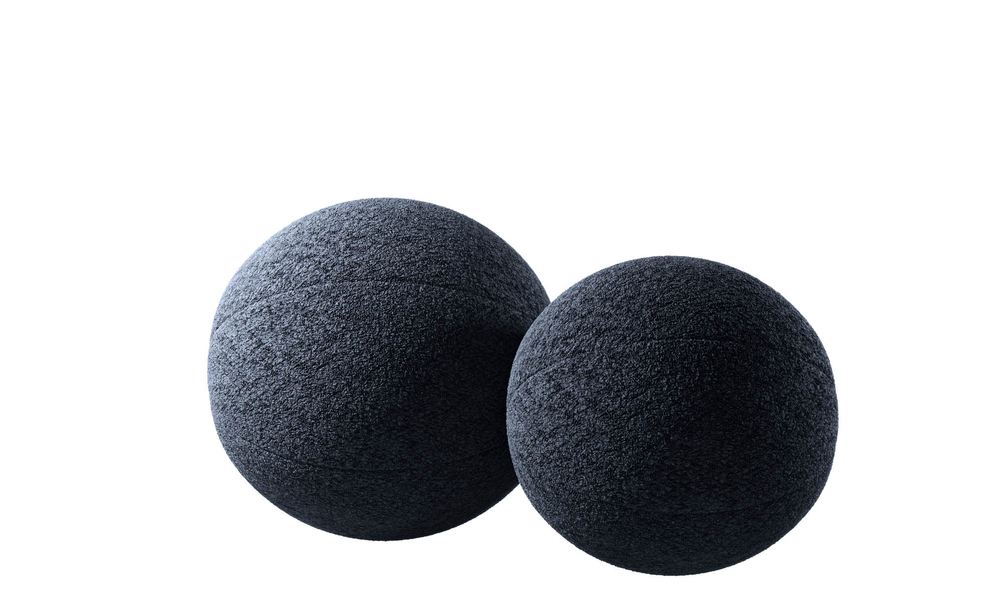 Zierkëssen-Set Globe/Sphere aus Bouclé