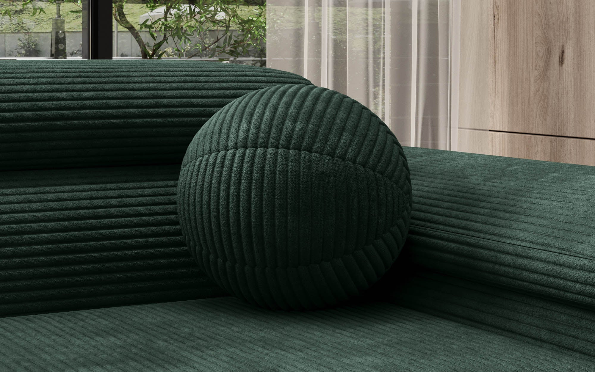 Ronn Dekokëssen Globe ⌀28 aus Cord