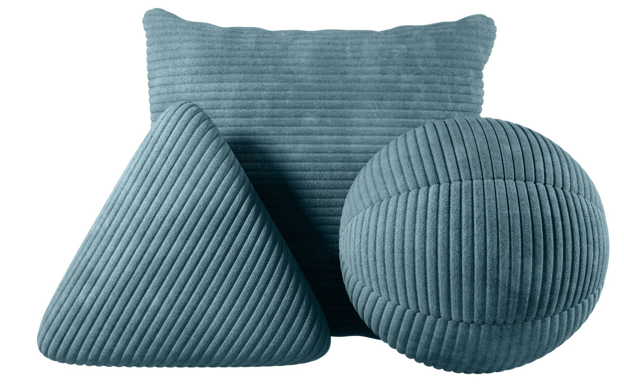 Zierkëssen-Set Gava/Sphere/Nook aus Cord