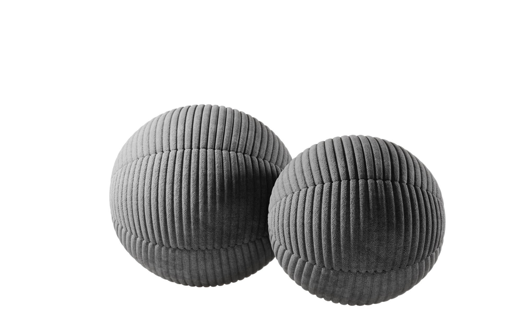 Zierkëssen-Set Globe/Sphere aus Cord
