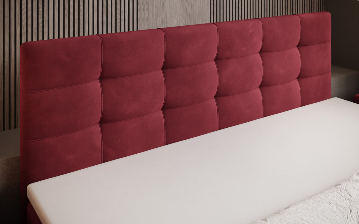 Boxspringbett Luxor Samt mit Stauraum