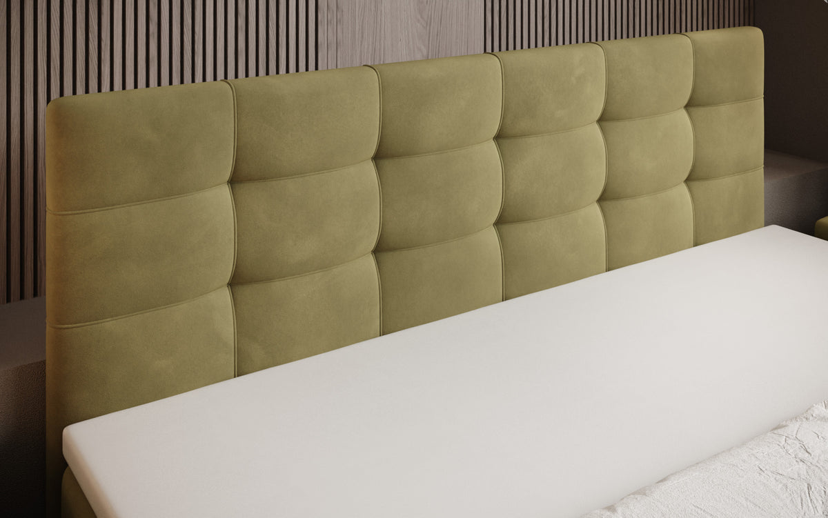 Boxspringbett Luxor Samt mit Stauraum