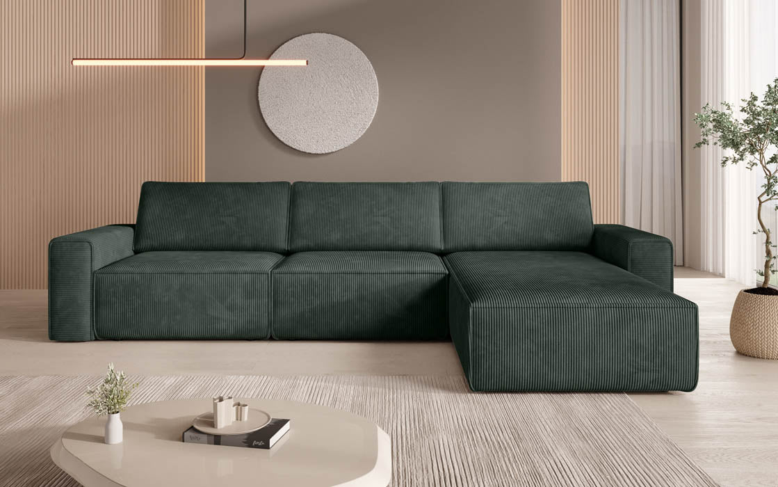 Modulärt Ecksofa Yuma L aus Cord