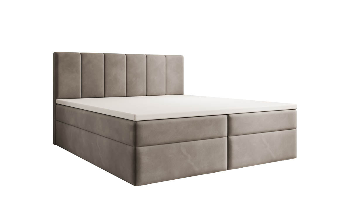 Boxspringbett Aurelia Samt mat Späicherplatz