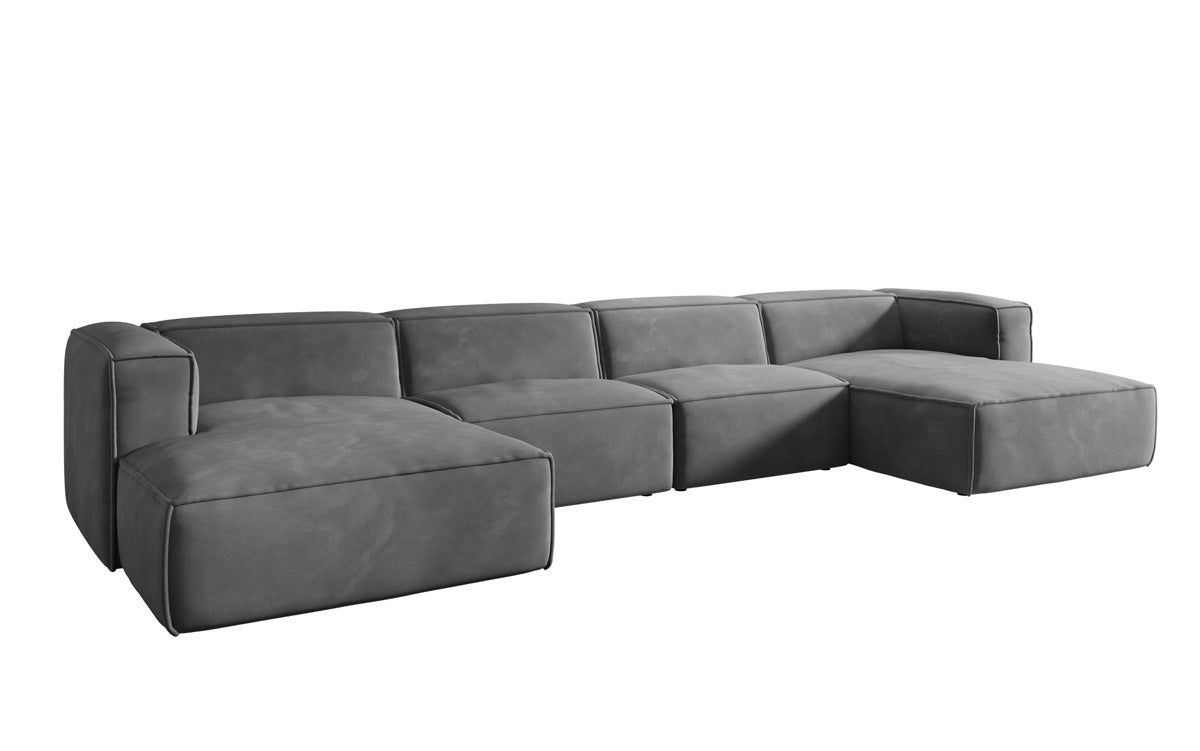 Designer Sofa Comfy U in Samt