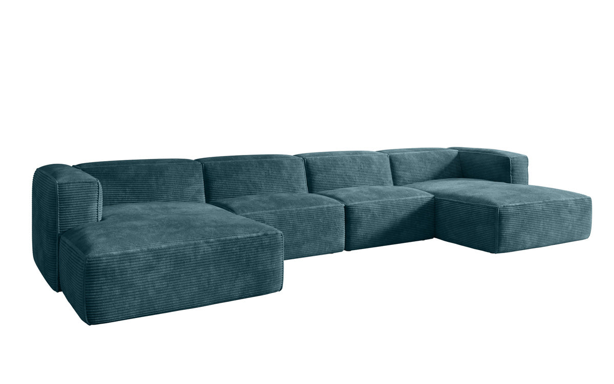 Designer Sofa Comfy U in Cord