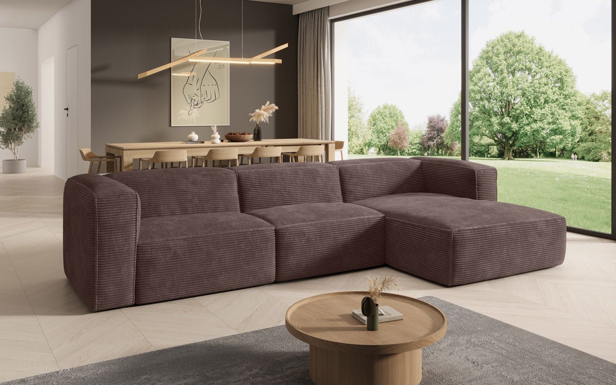 Designer Sofa Comfy L aus Kord