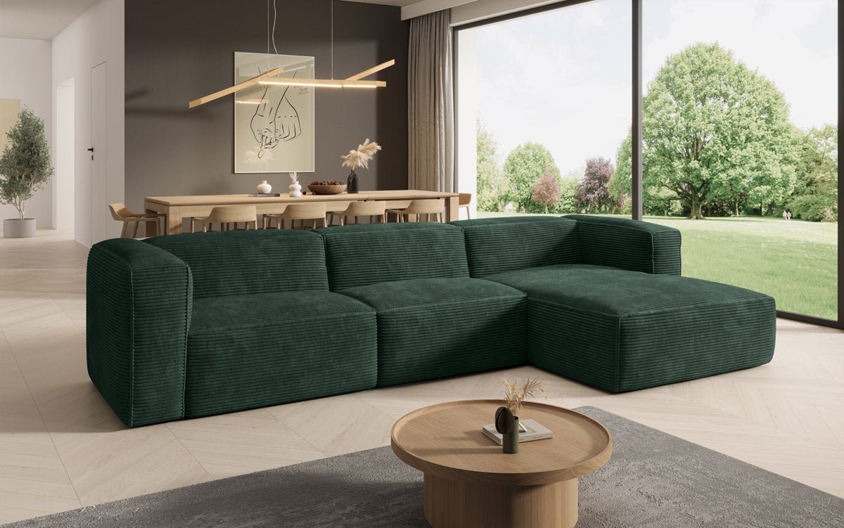 Designer Sofa Comfy L aus Kord
