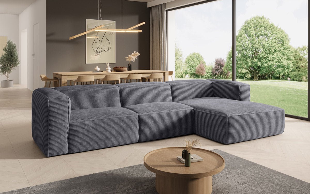 Designer Sofa Comfy L aus Kord