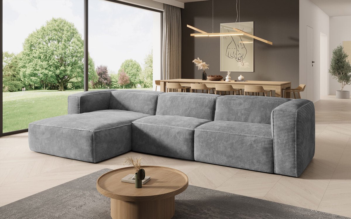 Designer Sofa Comfy L aus Kord