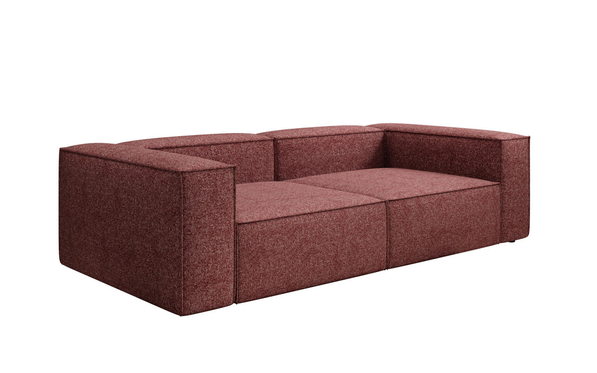 Designer Sofa Lesley 3 Sitzer in Strukturstoff