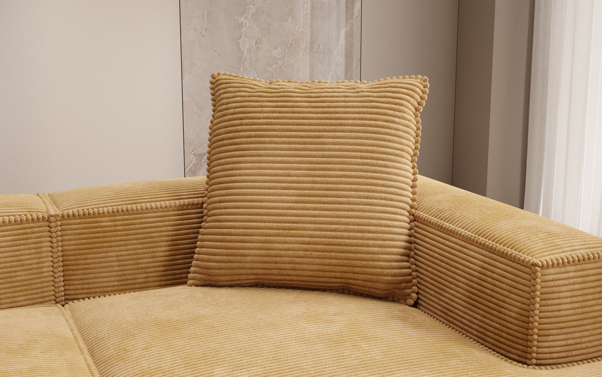 Zierkissen Lesley 60x60 in Cord