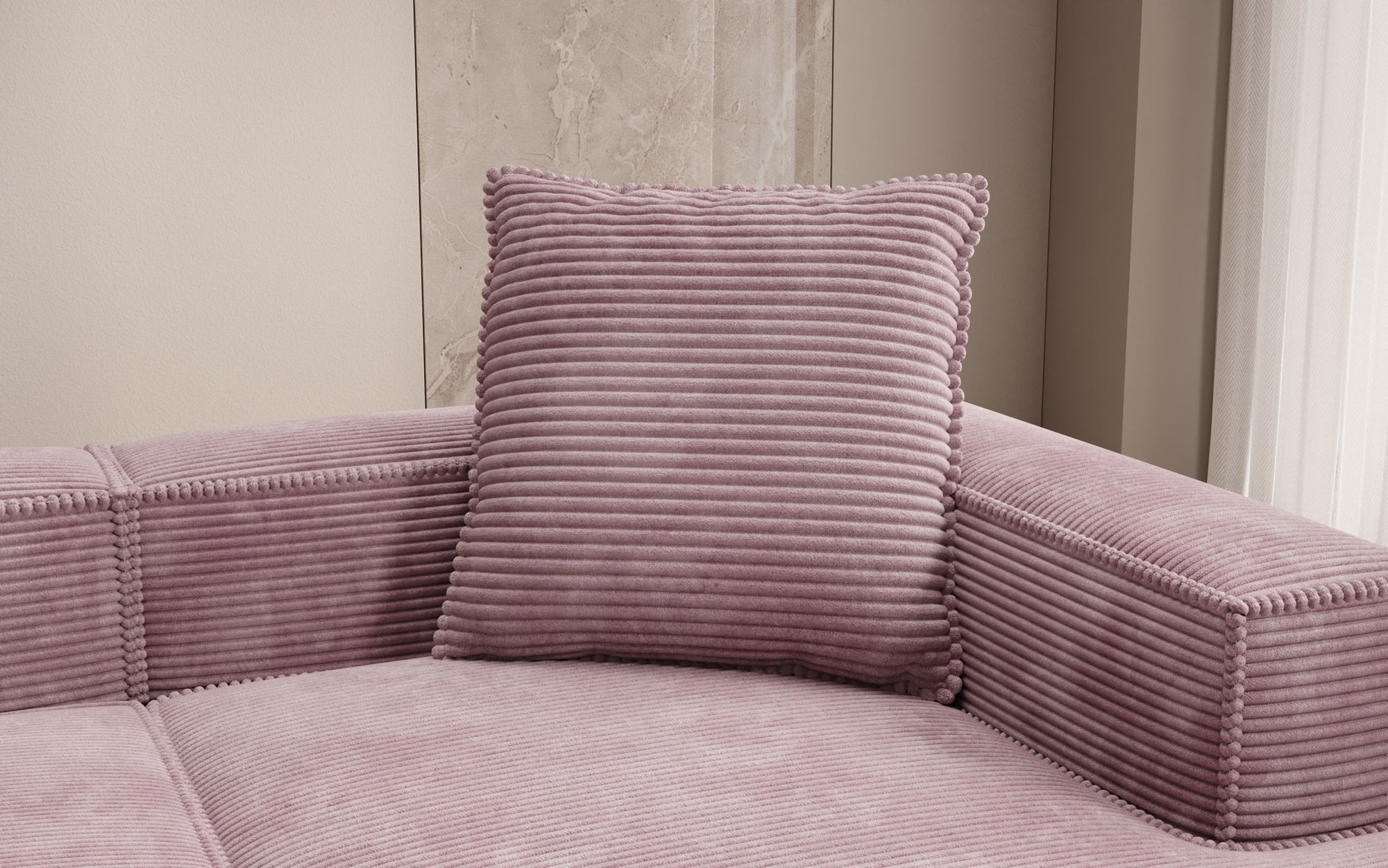 Zierkissen Lesley 60x60 in Cord