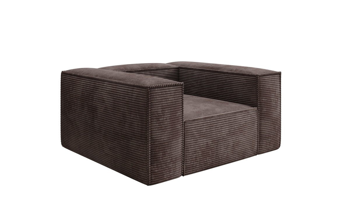 Designer Sofa-Sessel Lesley aus Cord