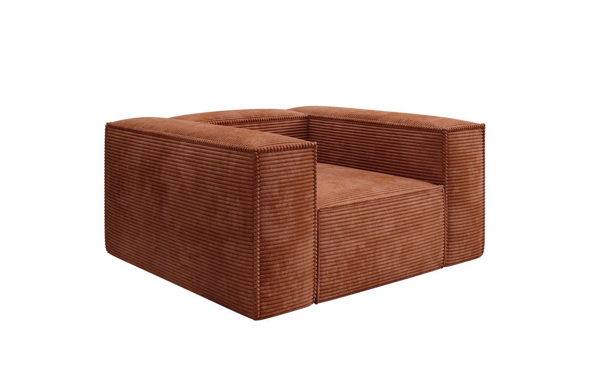 Designer Sofa-Sessel Lesley aus Cord