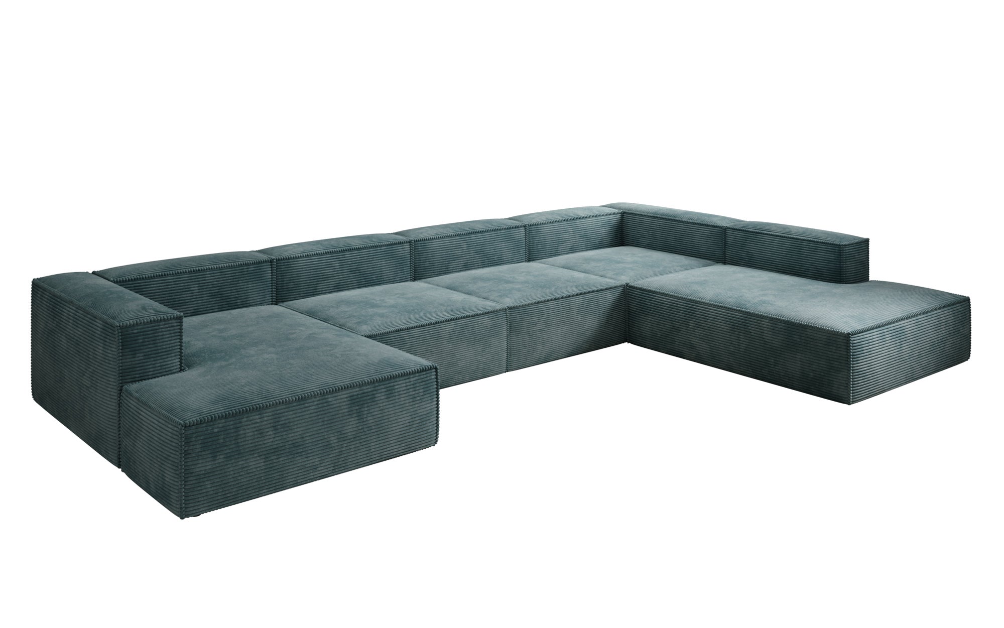 Designer Sofa Lesley U XXL aus Kord