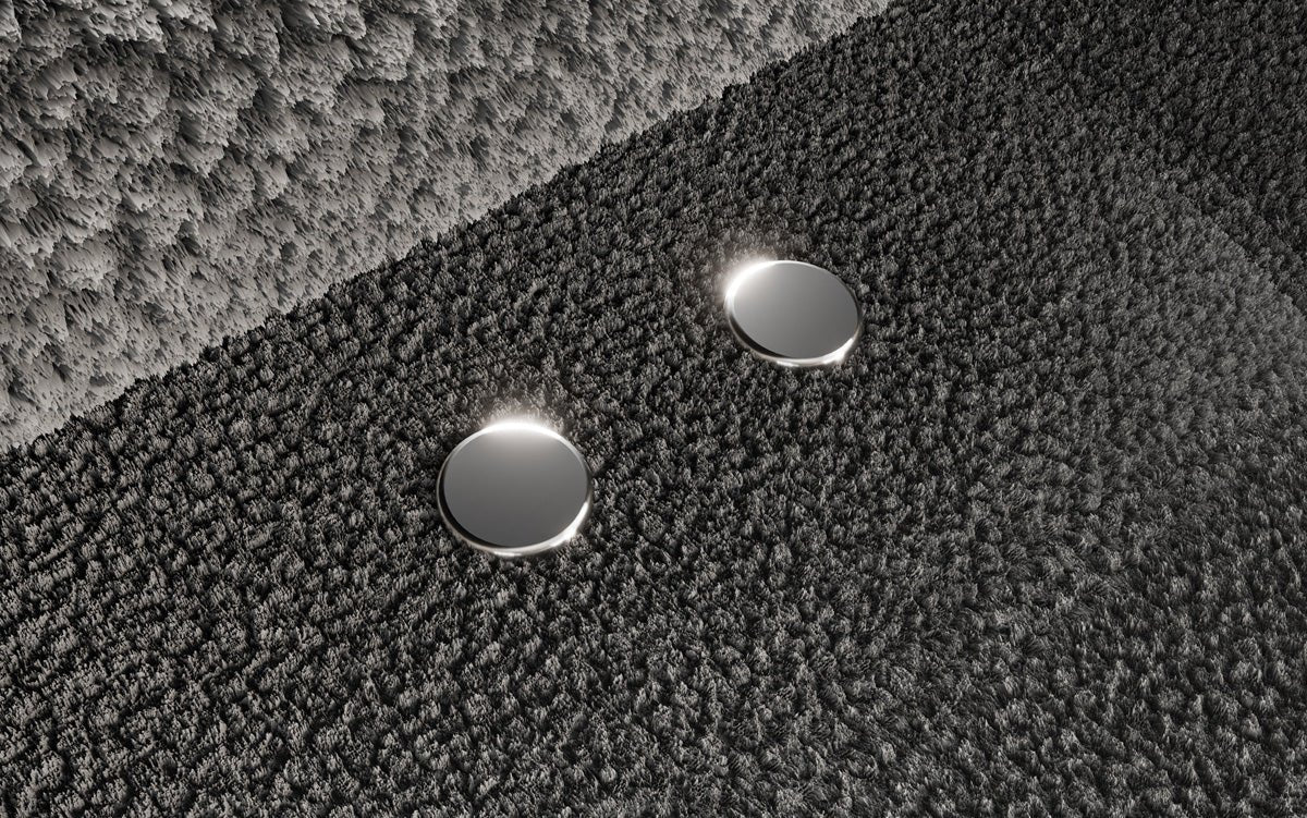 Designer U Sofa Sydney Bouclé mit elektrischer Schlaffunktion