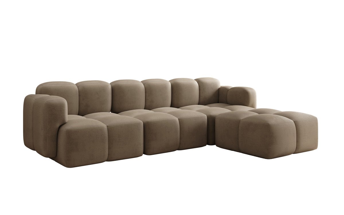 Designer L Sofa Celly aus Samt