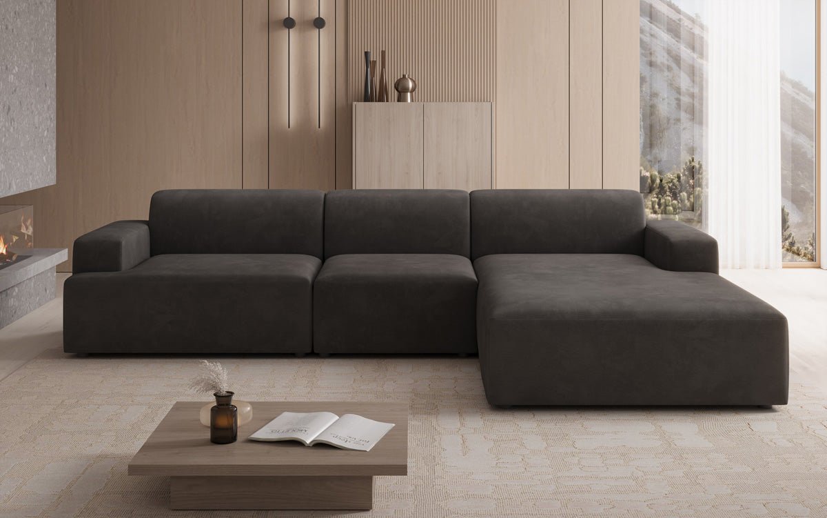 Designer Sofa Monza L Maxi a Samt
