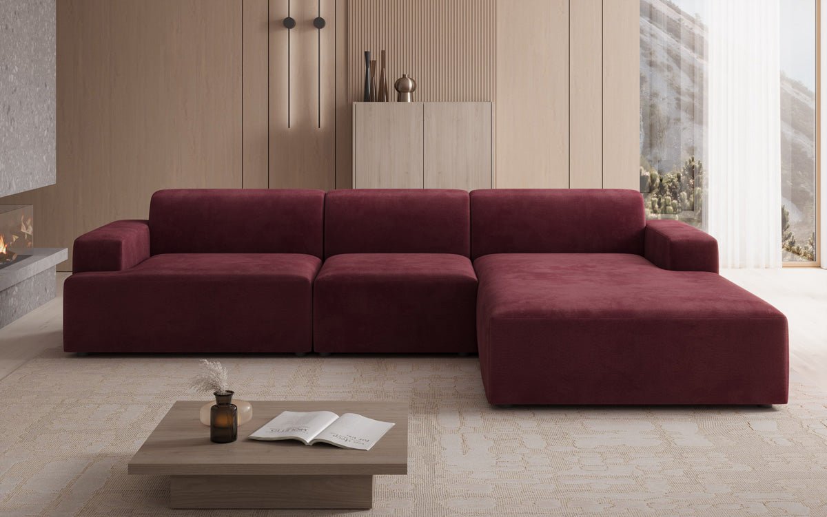 Designer Sofa Monza L Maxi a Samt
