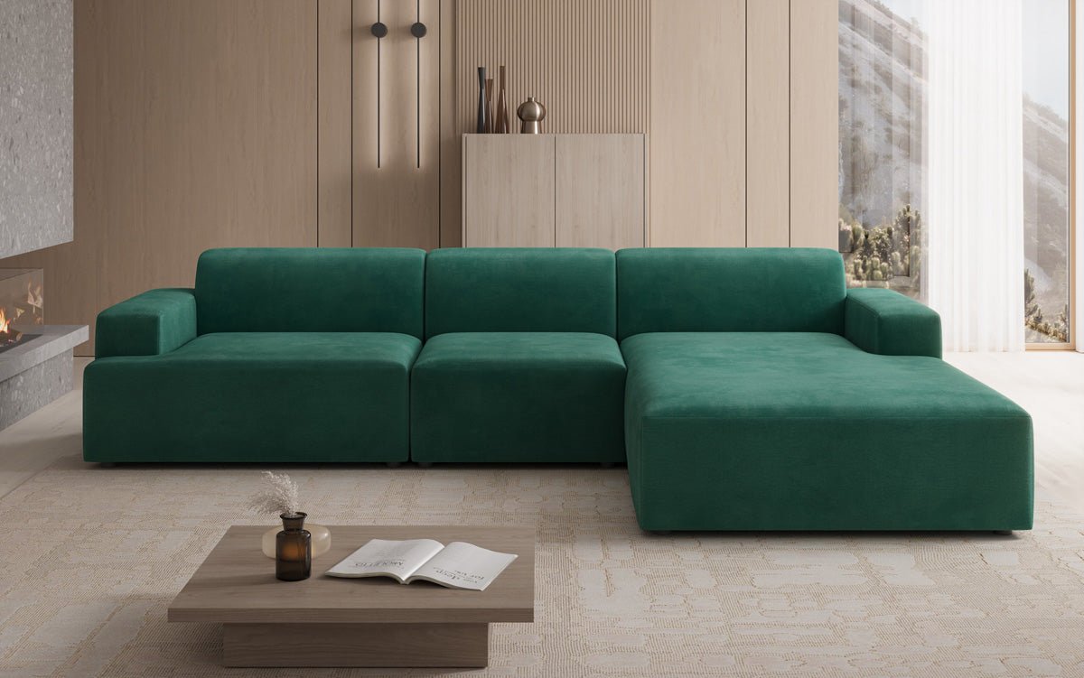 Designer Sofa Monza L Maxi a Samt