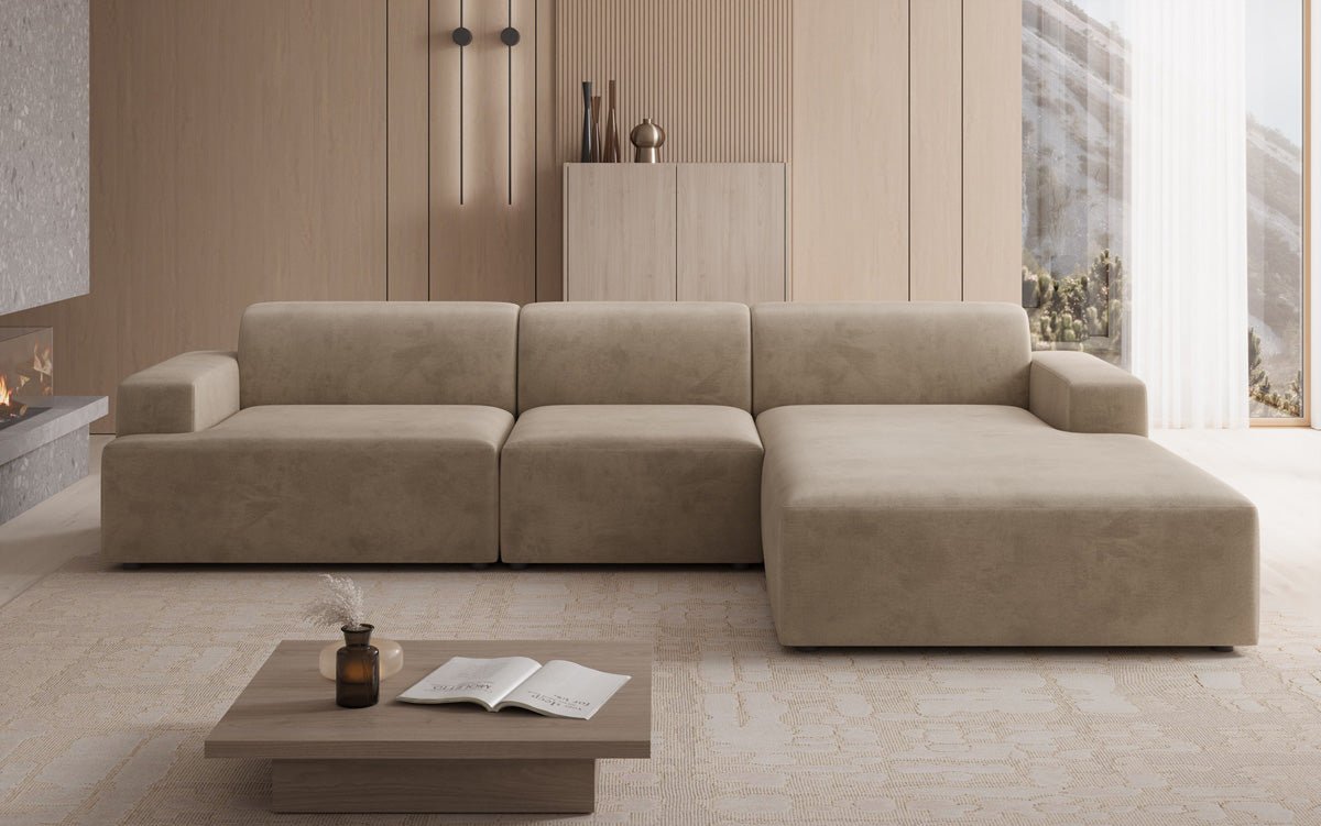 Designer Sofa Monza L Maxi a Samt