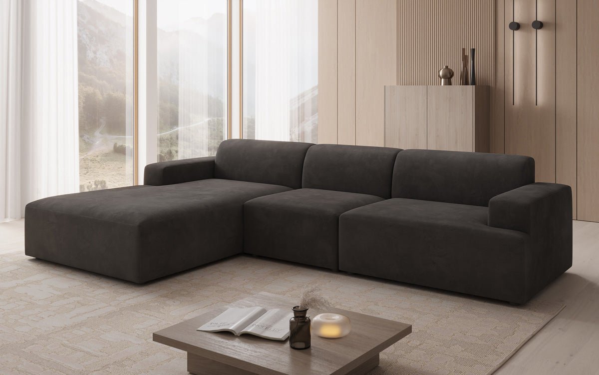 Designer Sofa Monza L Maxi a Samt