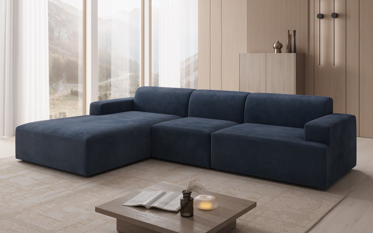 Designer Sofa Monza L Maxi a Samt