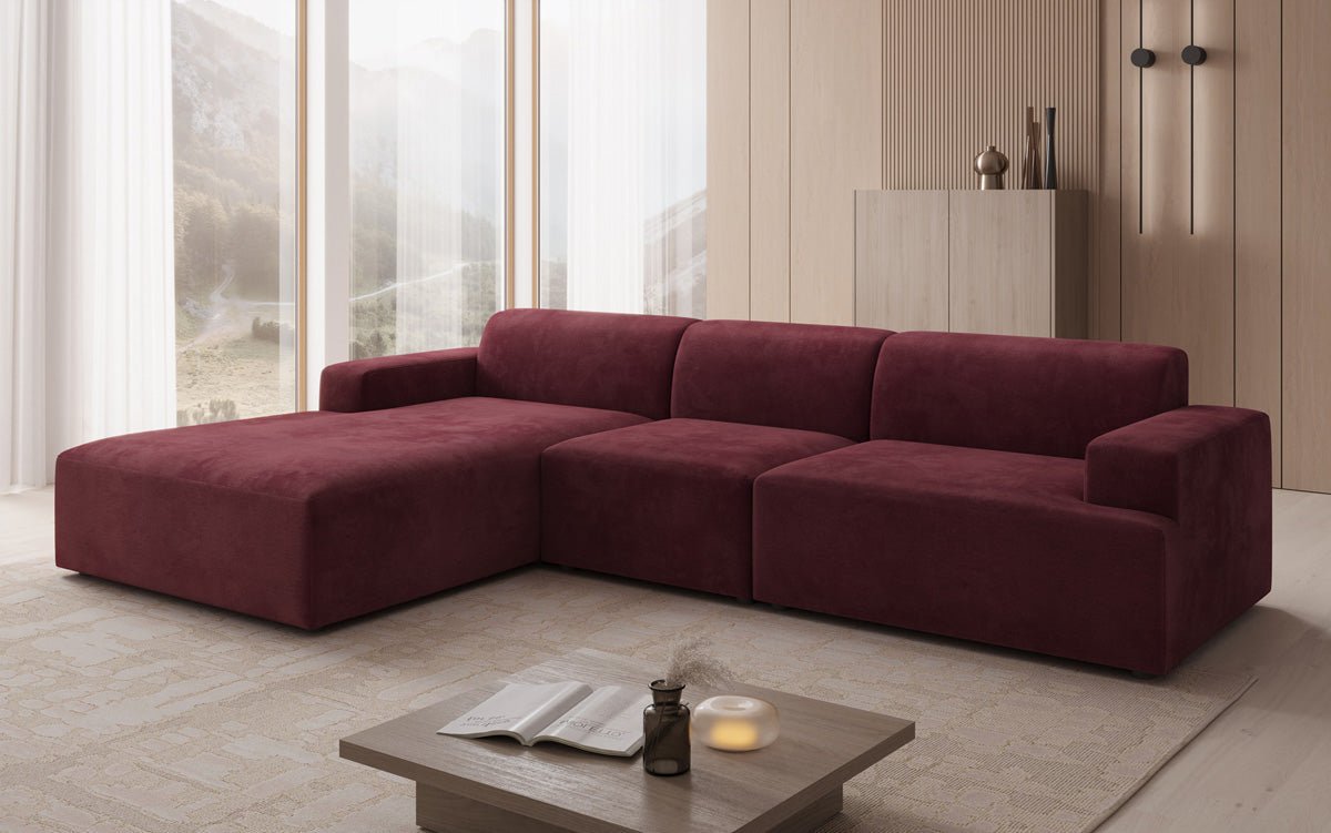 Designer Sofa Monza L Maxi a Samt