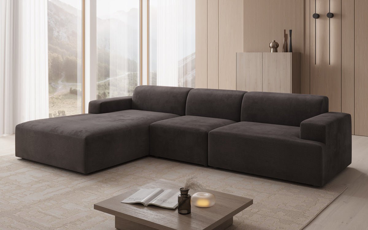Designer Sofa Monza L Maxi a Samt