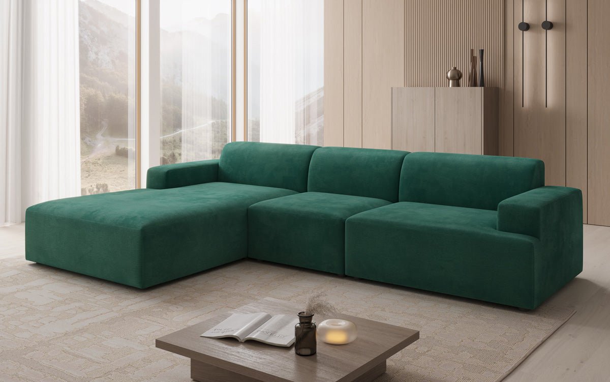 Designer Sofa Monza L Maxi a Samt