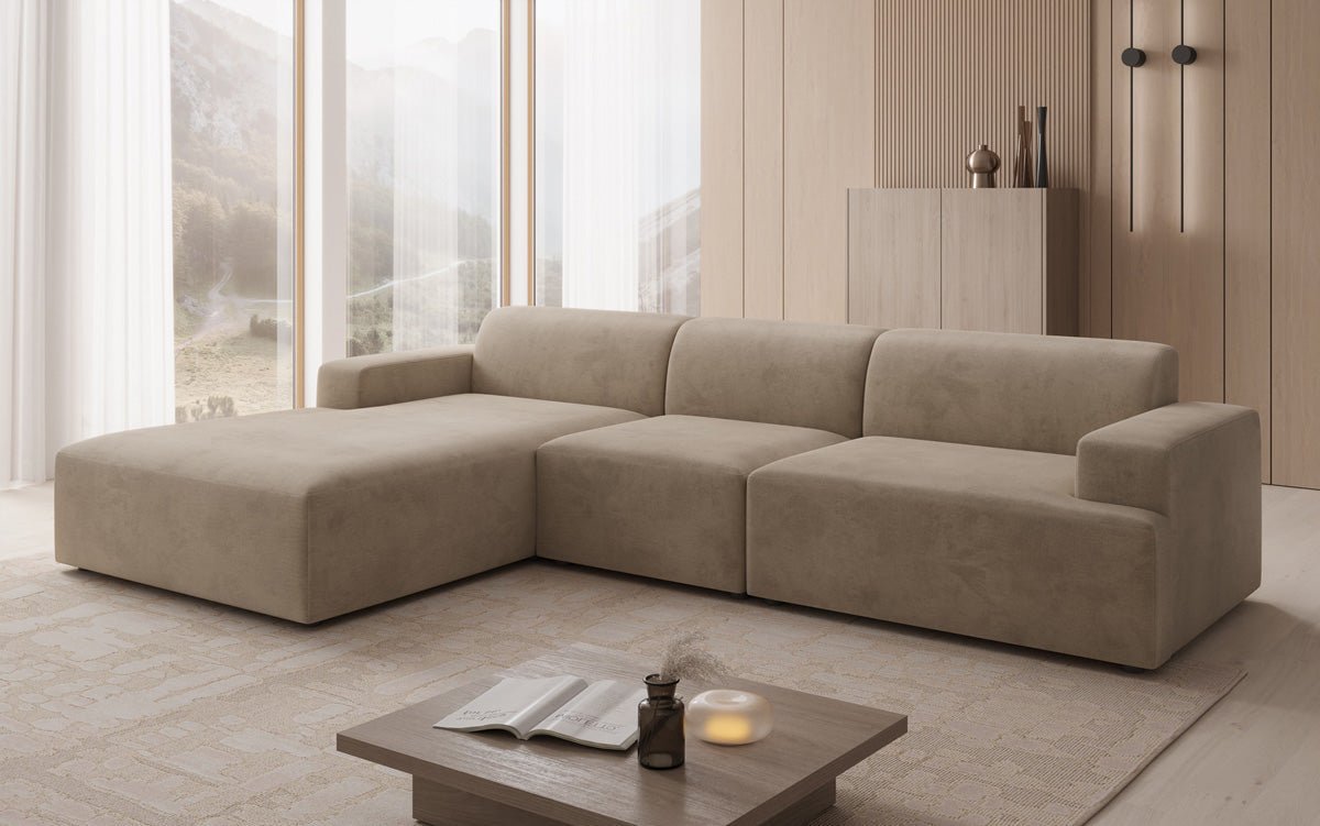 Designer Sofa Monza L Maxi a Samt