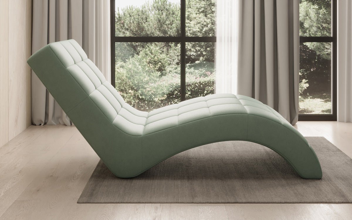 Designer Relax-Liege Nela an Echtleder