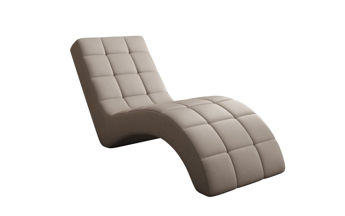 Designer Relax-Liege Nela an Echtleder