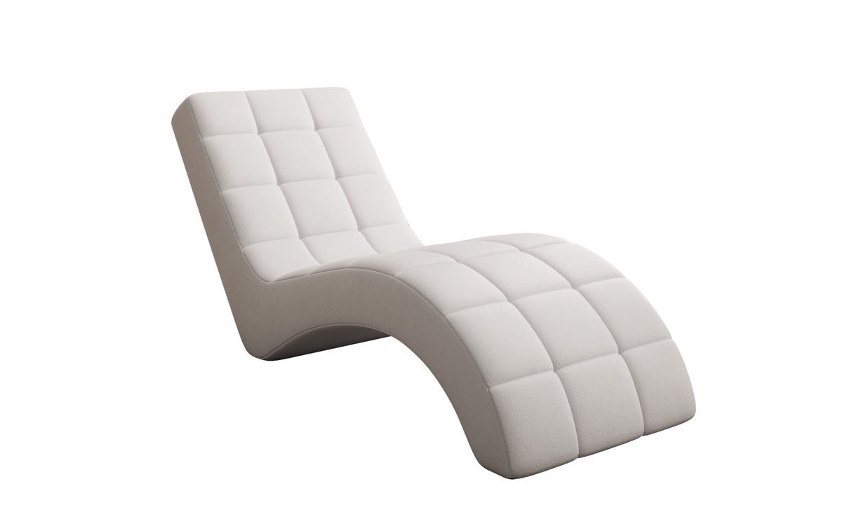 Designer Relax-Liege Nela an Echtleder