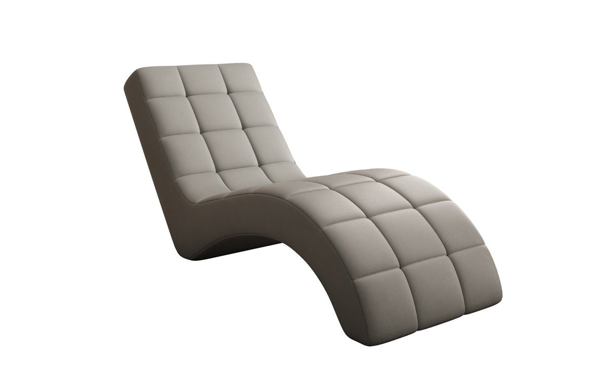Designer Relax-Liege Nela an Echtleder