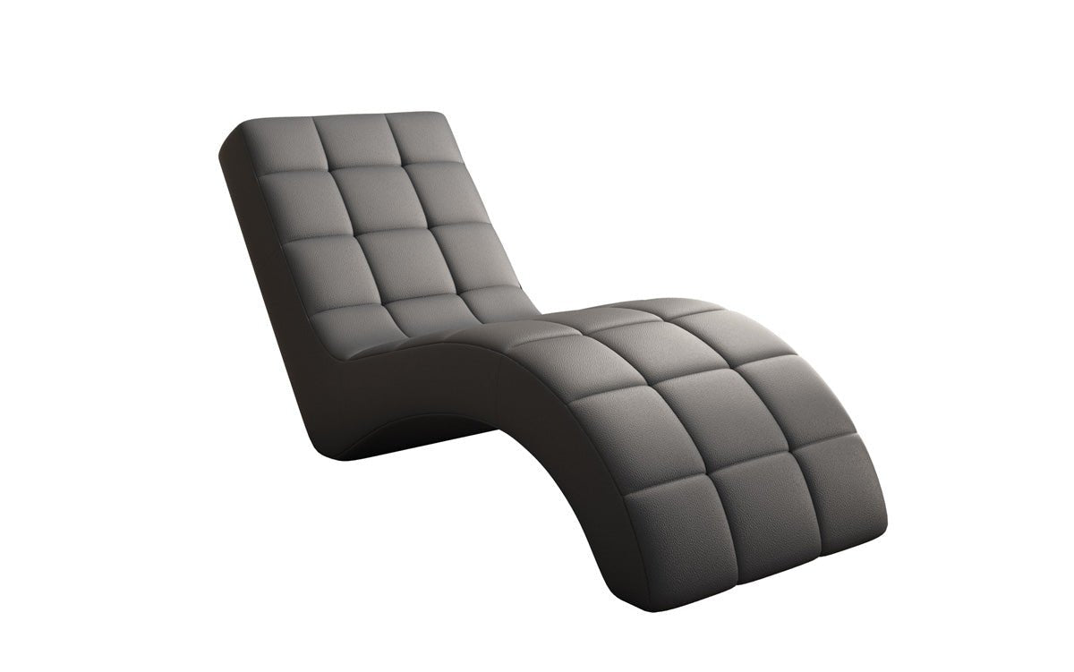 Designer Relax-Liege Nela an Echtleder