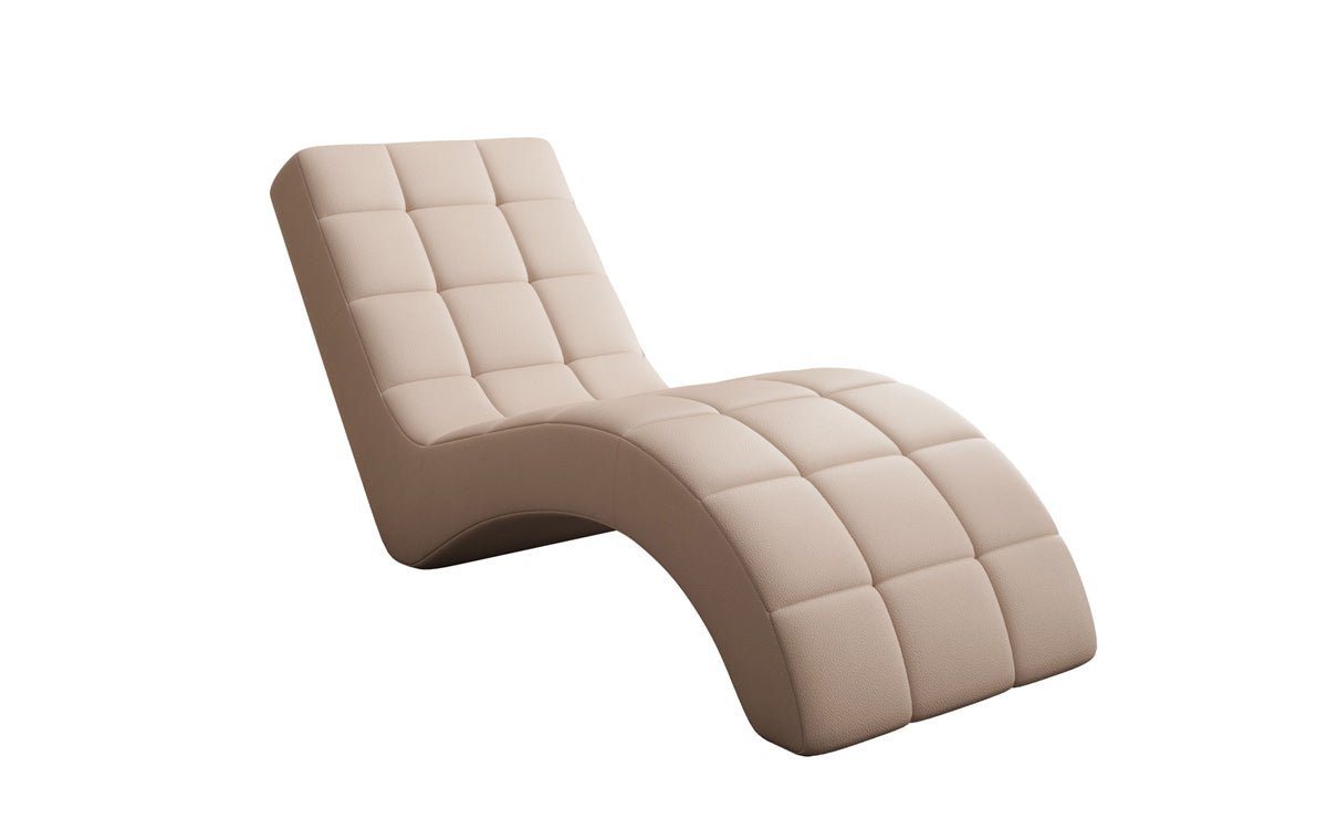 Designer Relax-Liege Nela an Echtleder