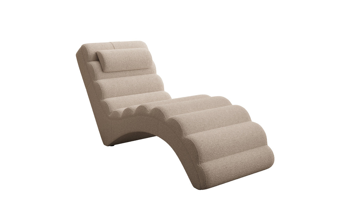 Designer Relax-Liege Malina in Bouclé