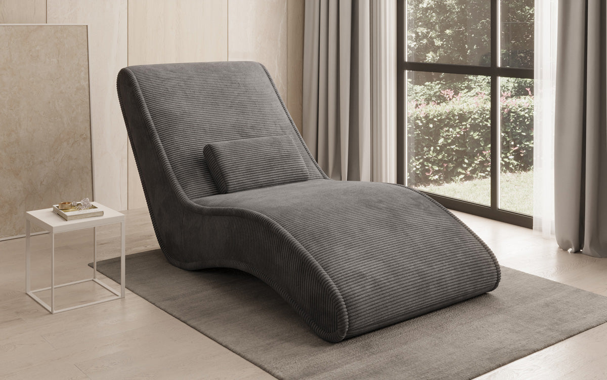 Designer Relax-Liege Lunaris 80 in Cord