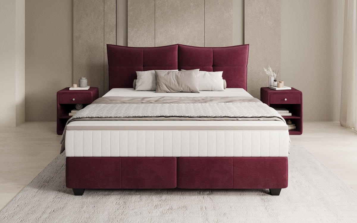 Boxspringbett Veyora a Samt