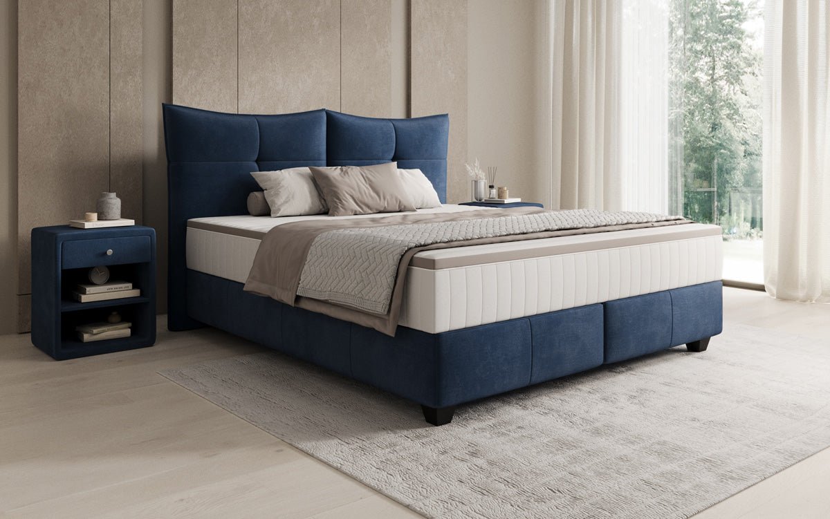 Boxspringbett Veyora a Samt