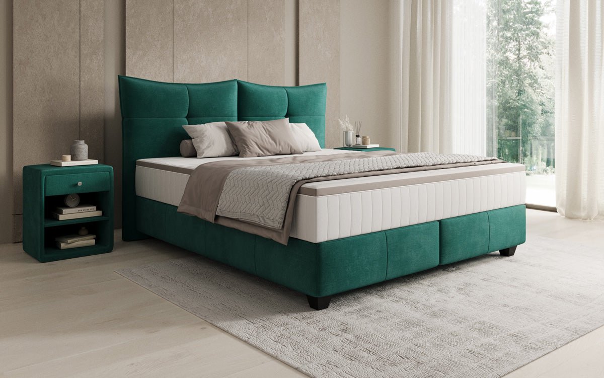 Boxspringbett Veyora a Samt