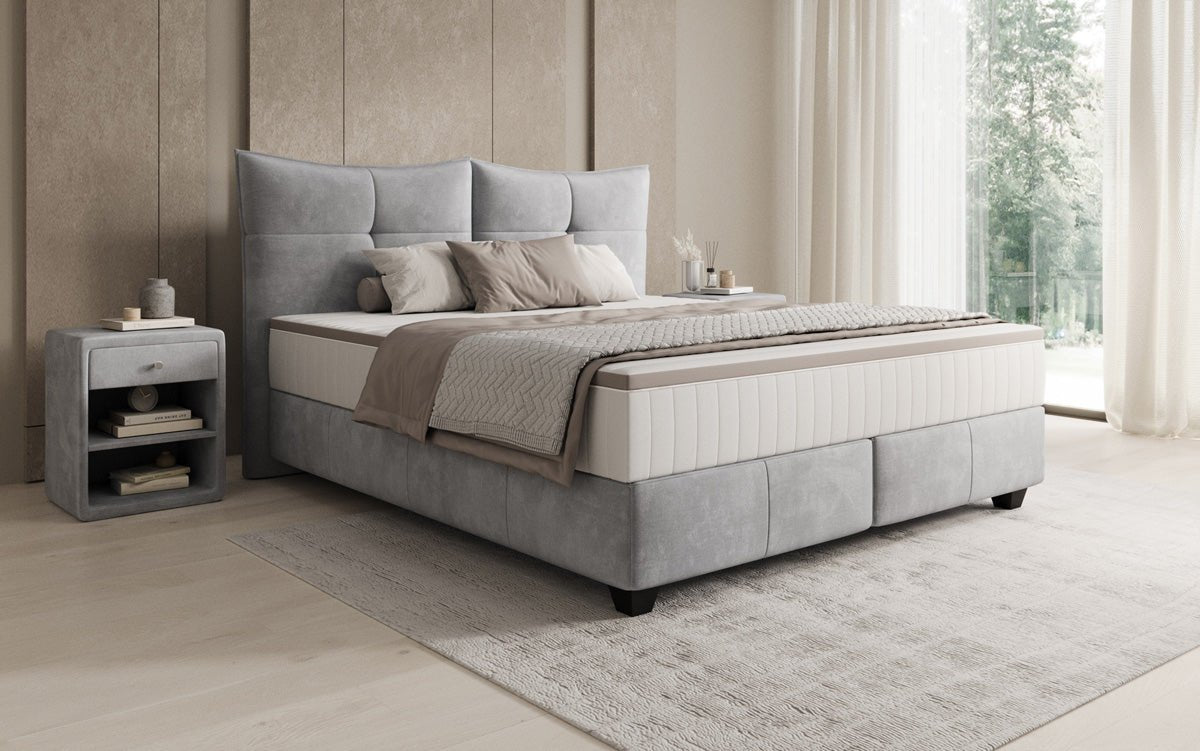 Boxspringbett Veyora a Samt