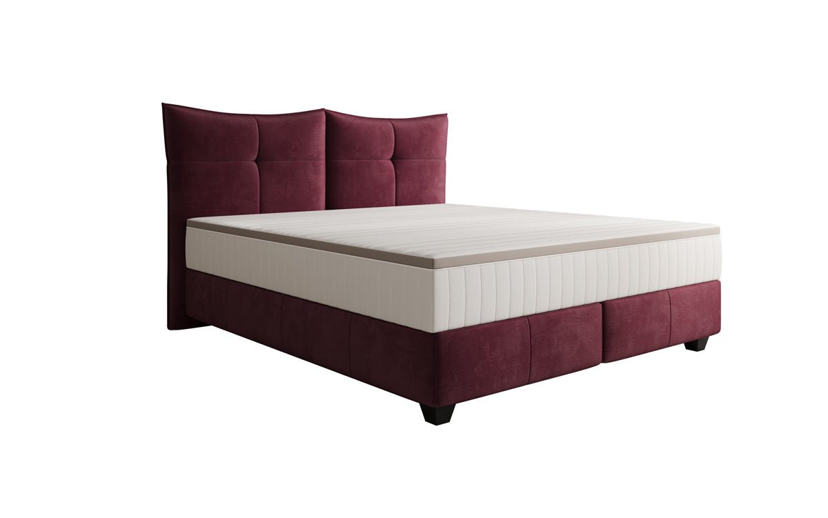 Boxspringbett Veyora a Samt