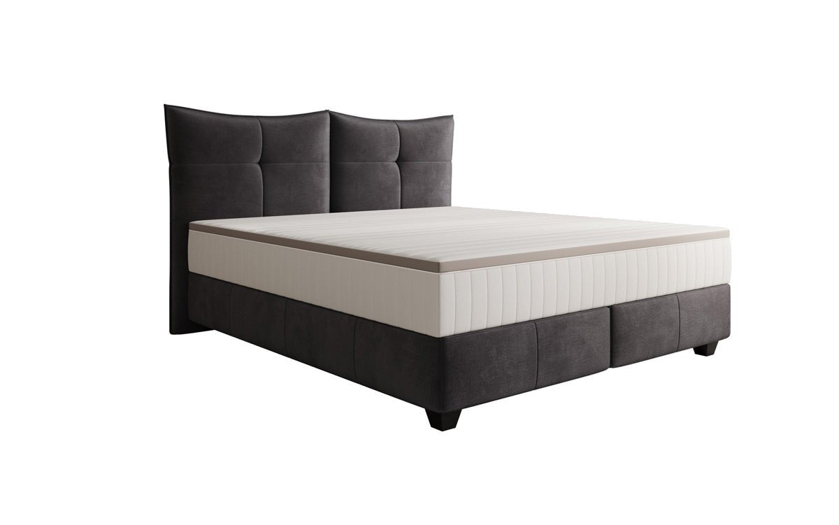 Boxspringbett Veyora a Samt