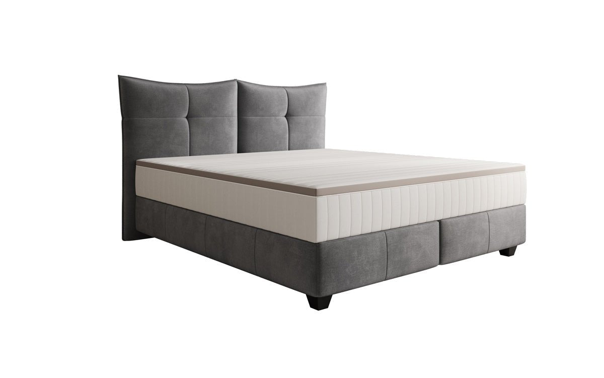 Boxspringbett Veyora a Samt